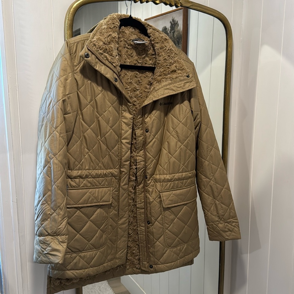 Columbia Fur Lined Coat